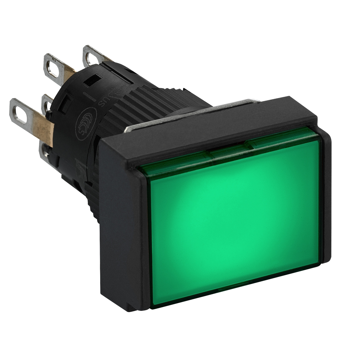 HARMONY XB6 O16 komplett világító nyomógomb zöld téglalap 24V