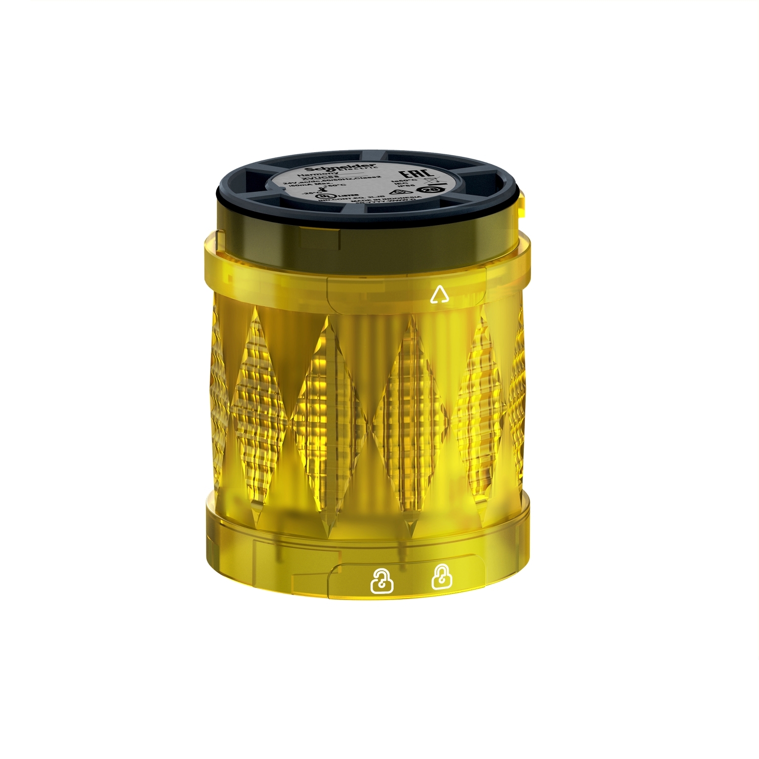 HARMONY XVU O60 fényoszlop LED-es v illanó fényű világító egység sárga