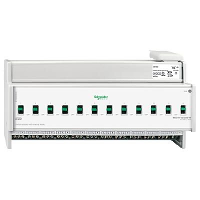 KNX KAPCSOLÓ AKTUÁTOR 12*16A REG-K/12x230/16, kézi