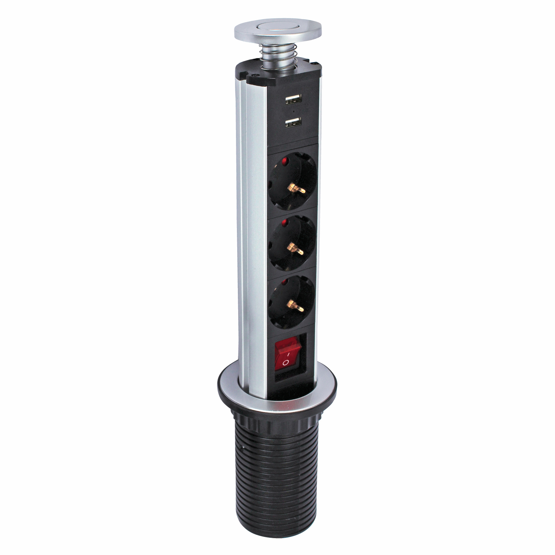 ASZTALI ELOSZ.SÜLLY. 3x230V/2xUSB