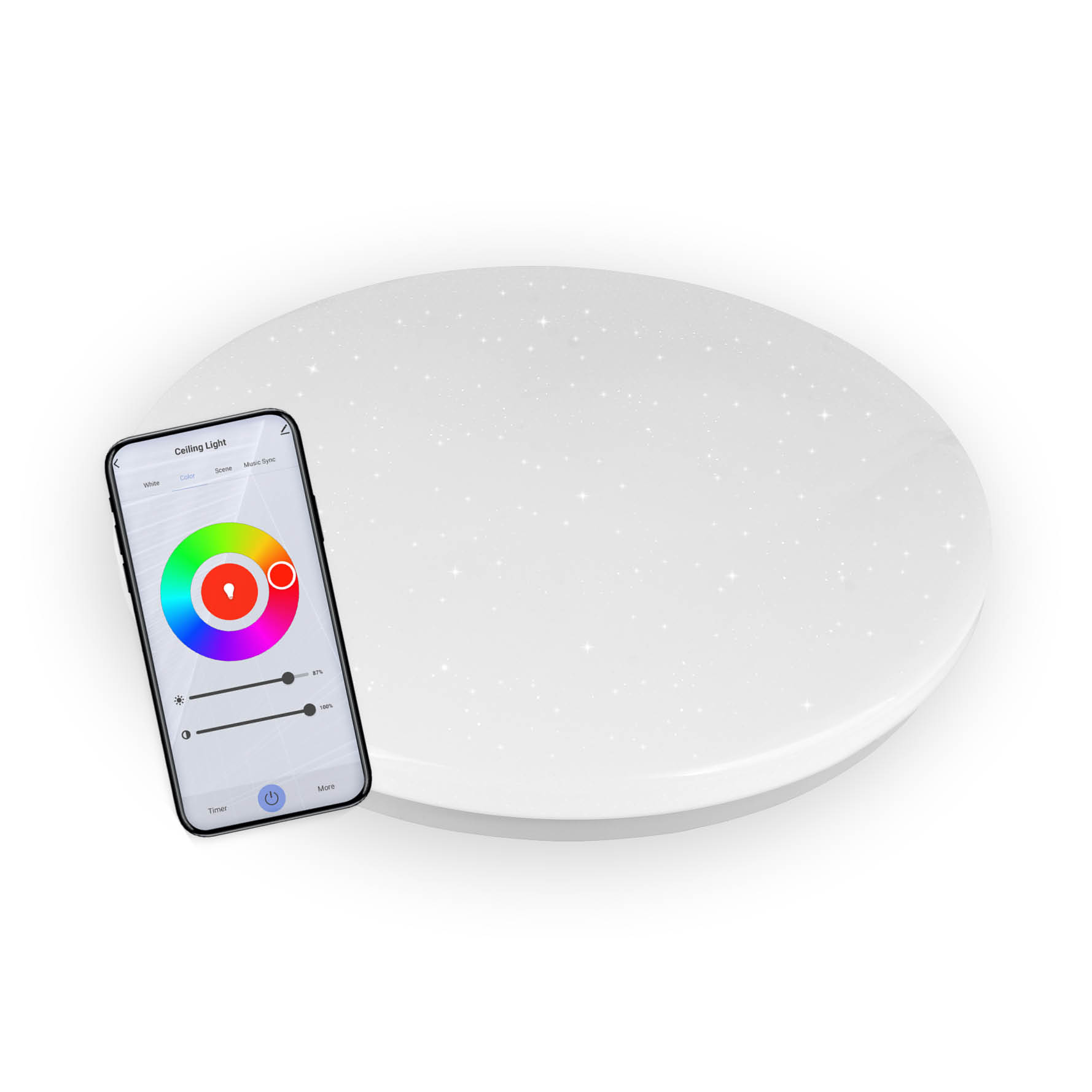 LED MENNY. 24W 2500Im WIFI RGB. IP20