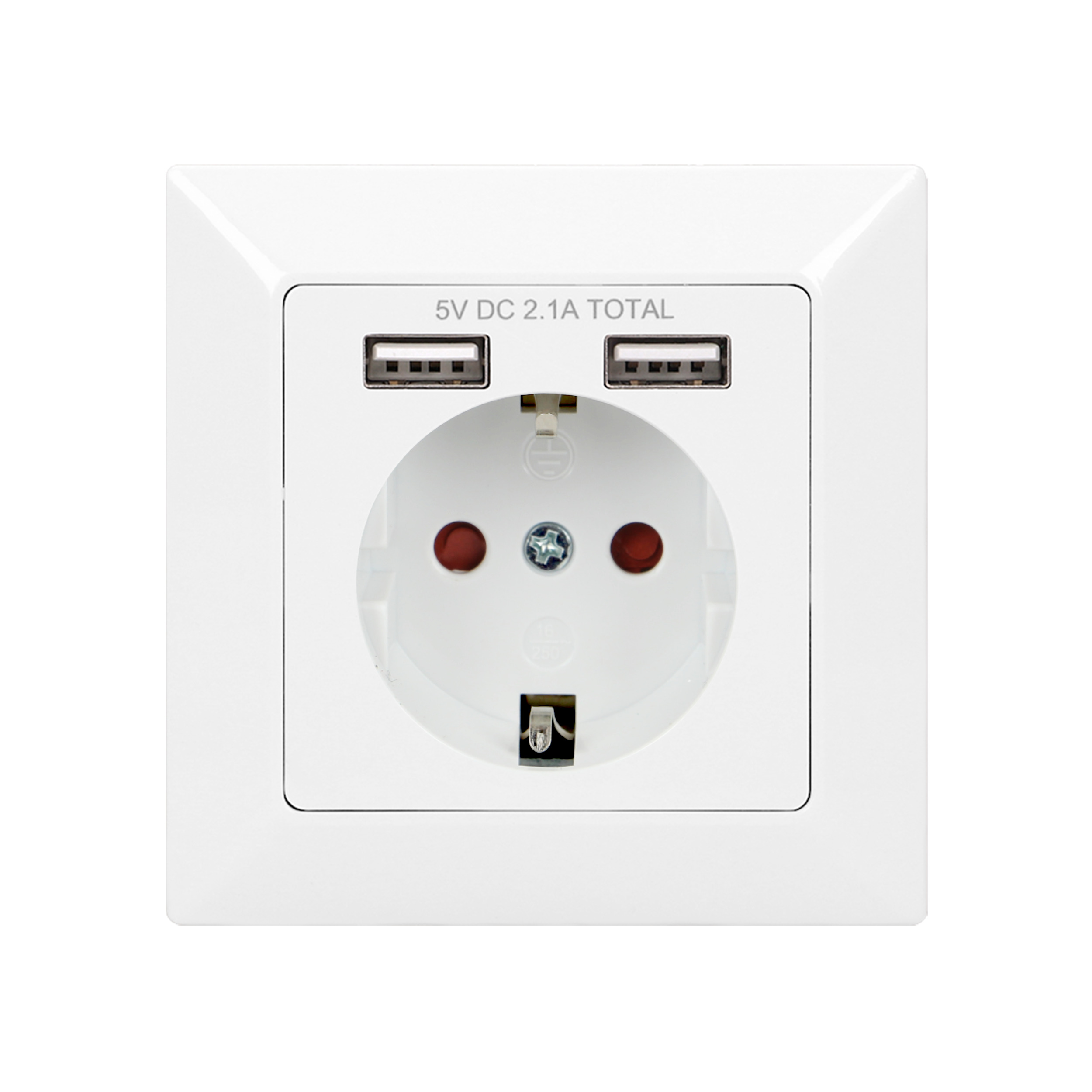 ORNO FÖLDELT. ALJZ. SÜLY.230V +2xUSB