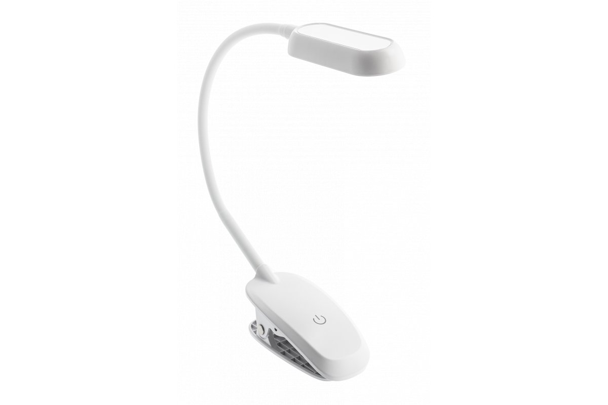ASZTALI LÁMPA CSIPTETŐS 5W 300Im USB