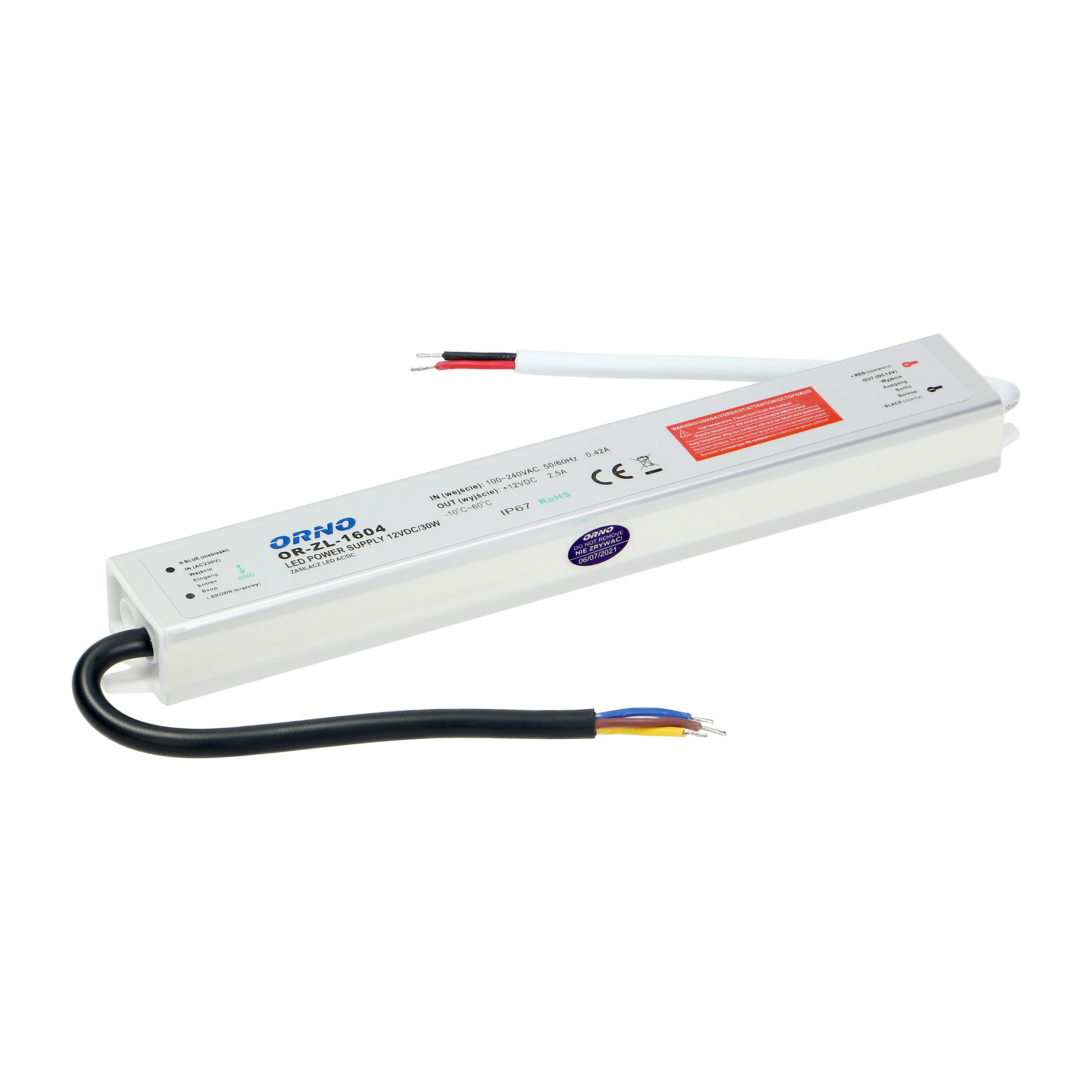 LED TÁPEGY. 30W 12VDC 2,5A 100-240V