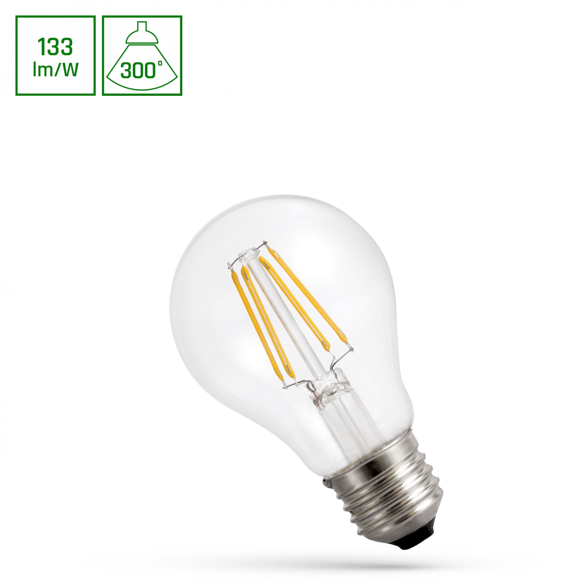LED FILAMENT E27 7W 4000K 930Im@