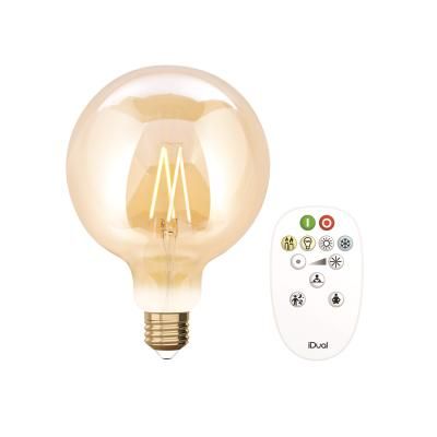 LED 9W E27 GLOB+TÁV IDUAL FILAMEN*