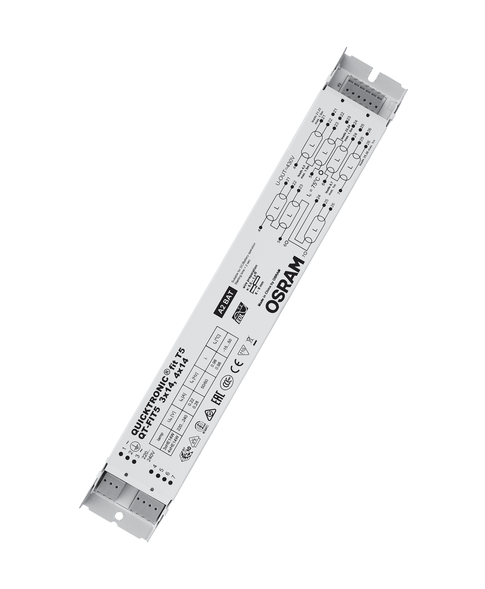 ELŐTÉT ELEKTR. 3X14/ 4X14 220-240v