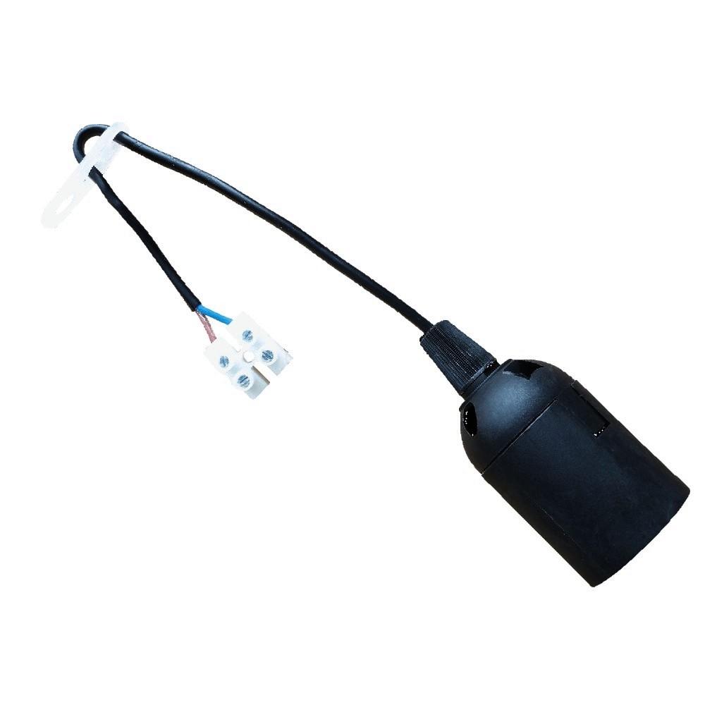FOGLALAT SORKAPOCCSAL, E27, FEKETE