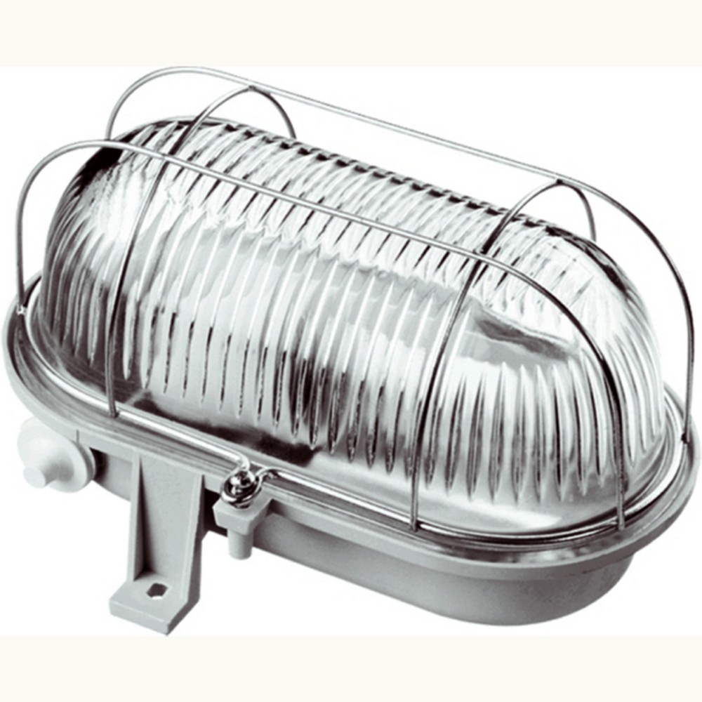 HAJÓLÁMPA, OVÁLIS, FÉMRÁCSOS 100W,