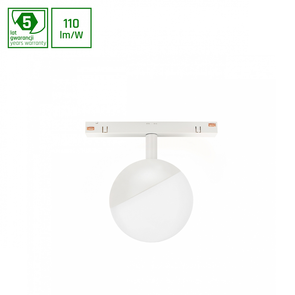 GLOBE GÖMB 5W 165 FOK FEHÉR