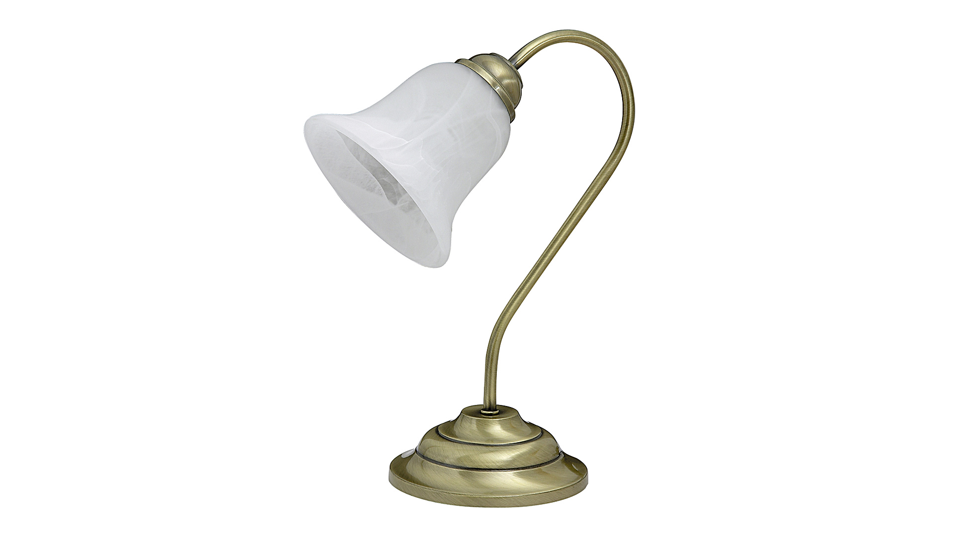 Asztali lámpa  1*40W E14 bronz/fehér @ H320mm b:9442