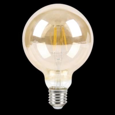 LED E27 6W glob filament 510lm @