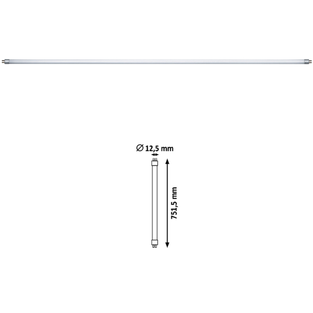 Fénycső T4 30W G5 1500lm 8000h, 2700K