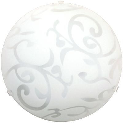 SCROLL MENNYEZETI D25CM, FEHER MIN