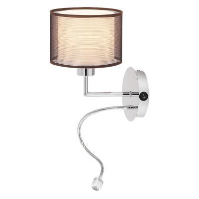ANASTASIA fali E27 60W+LED 1W króm~