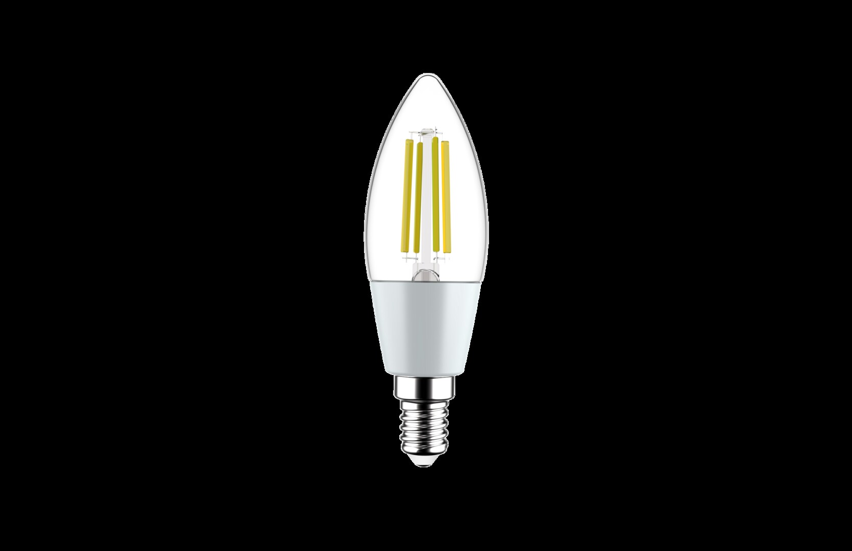 LED E14 C35 2W 470lm 3000K Fil.@