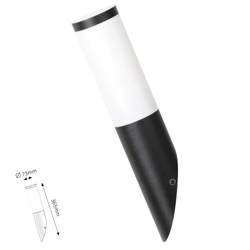 BLACK TORCH kült fali E27 15W fek@