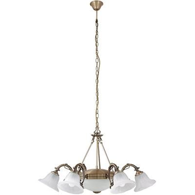 ORCHIDEA 6 ágú csillár bronz E27 2×60W + E14  6×40W  IP20