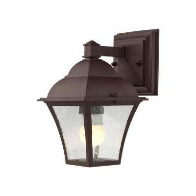 KÜLTÉRI FALI LE 1*42W E27 BARNA IP23