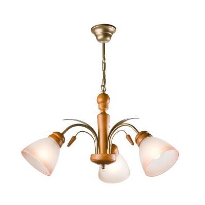 TULIPAN csillár 3x60W E27 tölgy