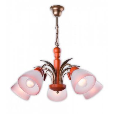 TULIPAN csillár 5x60W E27 tölgy