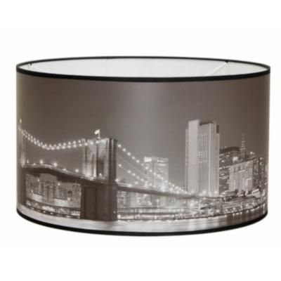 Függ.1×60W E27 szöv.ernyő New York