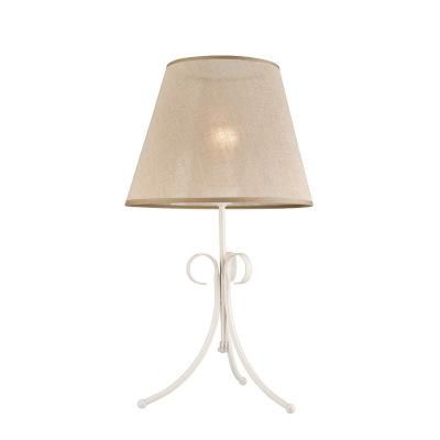 Lorenzo asztali lámpa 1×60W E27 antik fehér/bézs ln 1.49