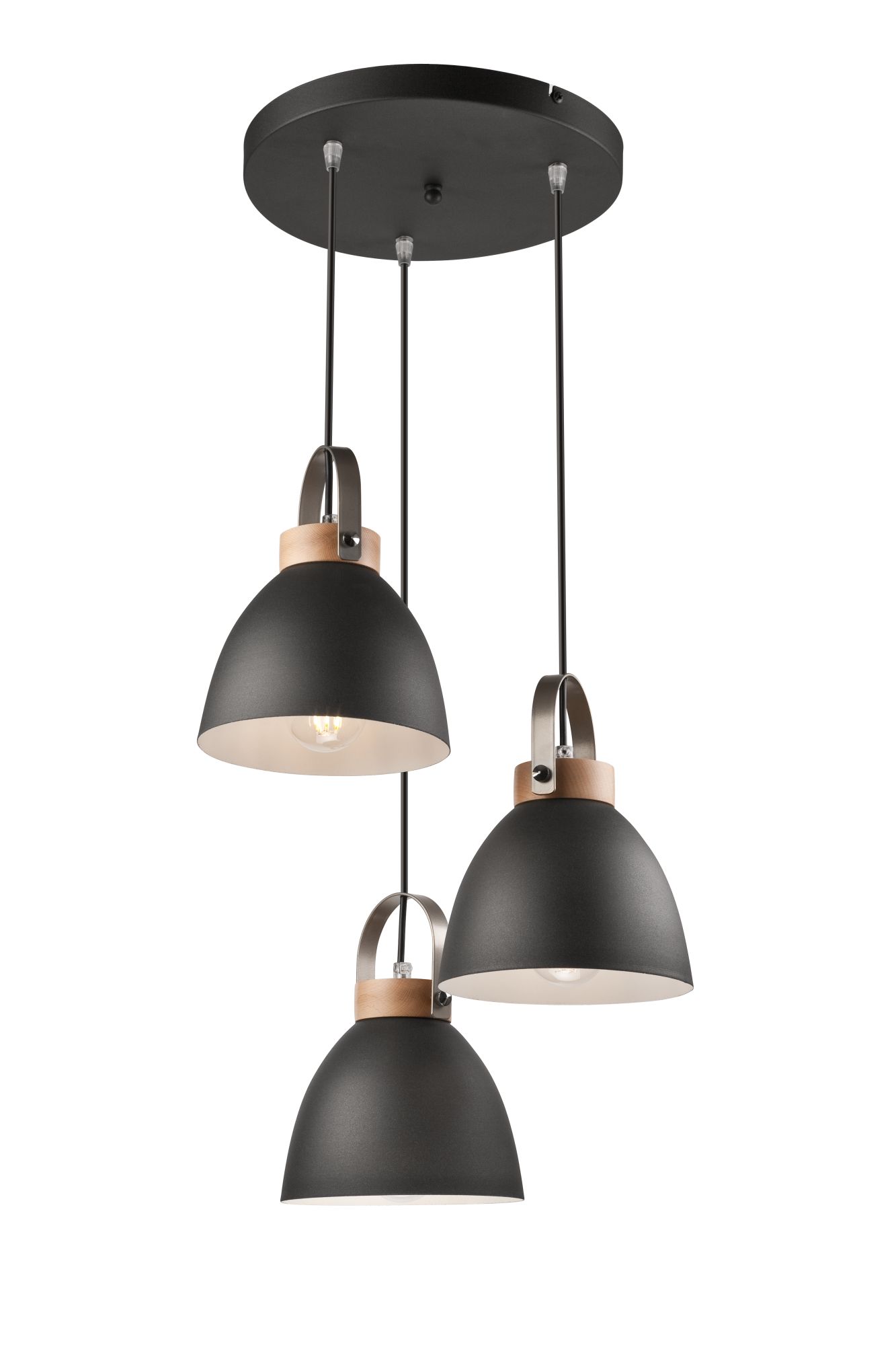 DANIELLE függ.3×60W E27 fek@