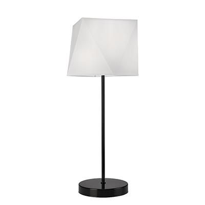 Carla asztali lámpa 1×60W E27 fekete/fehér szöv. ln 1.86