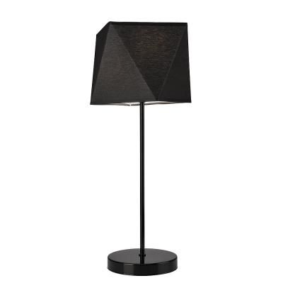 Carla asztali lámpa 1×60W E27 fekete/fekete szöv. ln 1.86