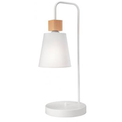 Enrico asztali lámpa 1×60W E27 tölgy/fehér szö ln 1.84