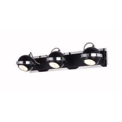 SPOT egyenes 3×50W GU10 fek/kr
