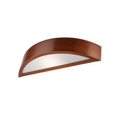 Fali 1×60W E27 félkör,tölgy