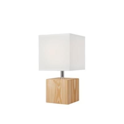 Asztali1×40W E14 natúr kocka/feh sz
