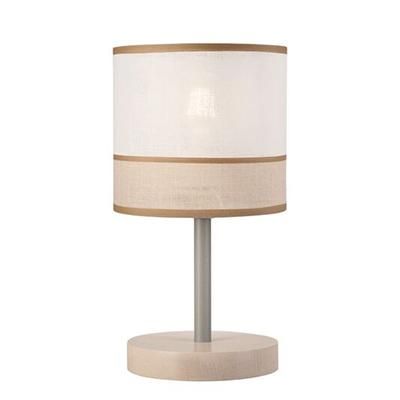 Andrea asztali lámpa 1×60W E27 natúr/fehér-bézs ln 1.55/a
