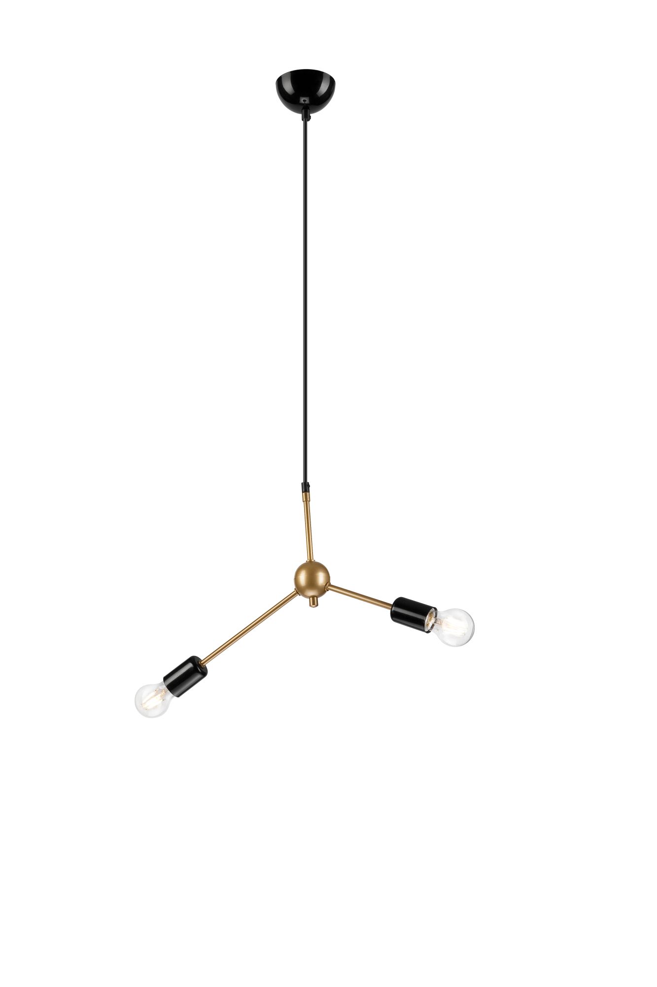 ALESSIA függ.2×60W E27 homokarany