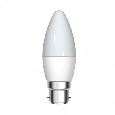 LED GYERTYA B22 6 W 2700K MATT