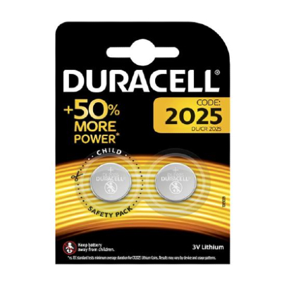 DURACELL 2025 DL B2 2db/bl @