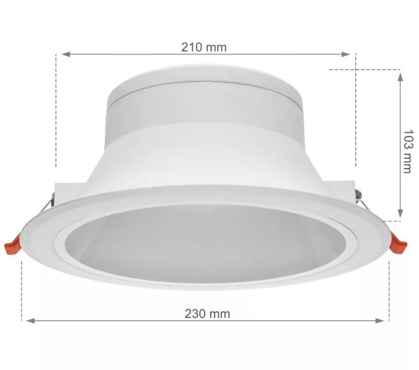 LED SPOT 25W 4000K BEÉP. IP44 FH.@