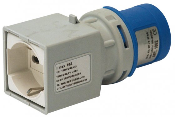 LAKÓKOCSI ADAPTER CEE 3P 16A 230V