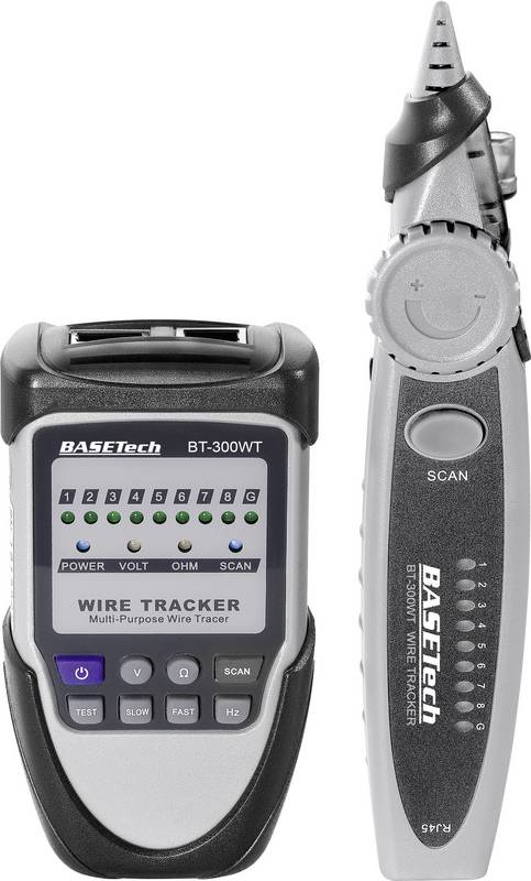 KÁBELTESZTER RJ-11/RJ-45 Basetech BT