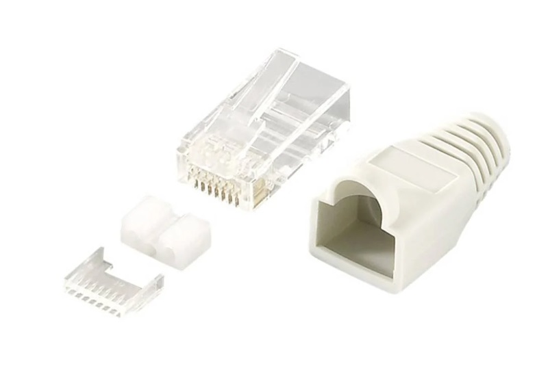 RJ45 CSATLAKOZÓ CAT6 ÁRNYÉKOLT