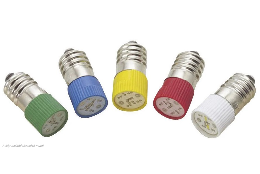 LED Ba9s 6V 21mA E10 FEHÉR