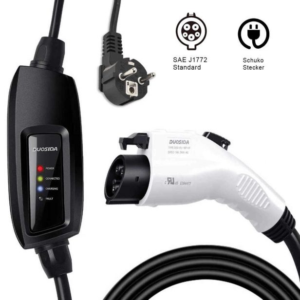 ELEKTR. AUTÓ TÖLTŐKÁBEL T1 EVSE 16A@