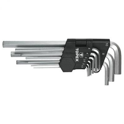 TOPEX IMBUSZKULCS KLT 9DB,H1.5-10MM@