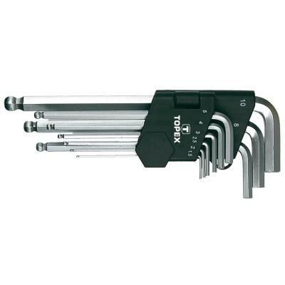 TOPEX IMBUSZKULCS KLT 9DB,G1.5-10MM@