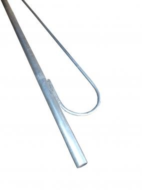 FÖLDELŐCSŐ 2000X26X2MM KÖRVEZ.@