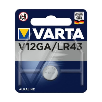 VARTA V12GA  1,5V   85mAh LR43