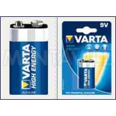VARTA 9V  HIGH ENERGY MN1604
