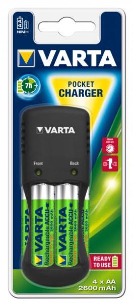 VARTA AKKUTÖLTŐ+4X2600mAh